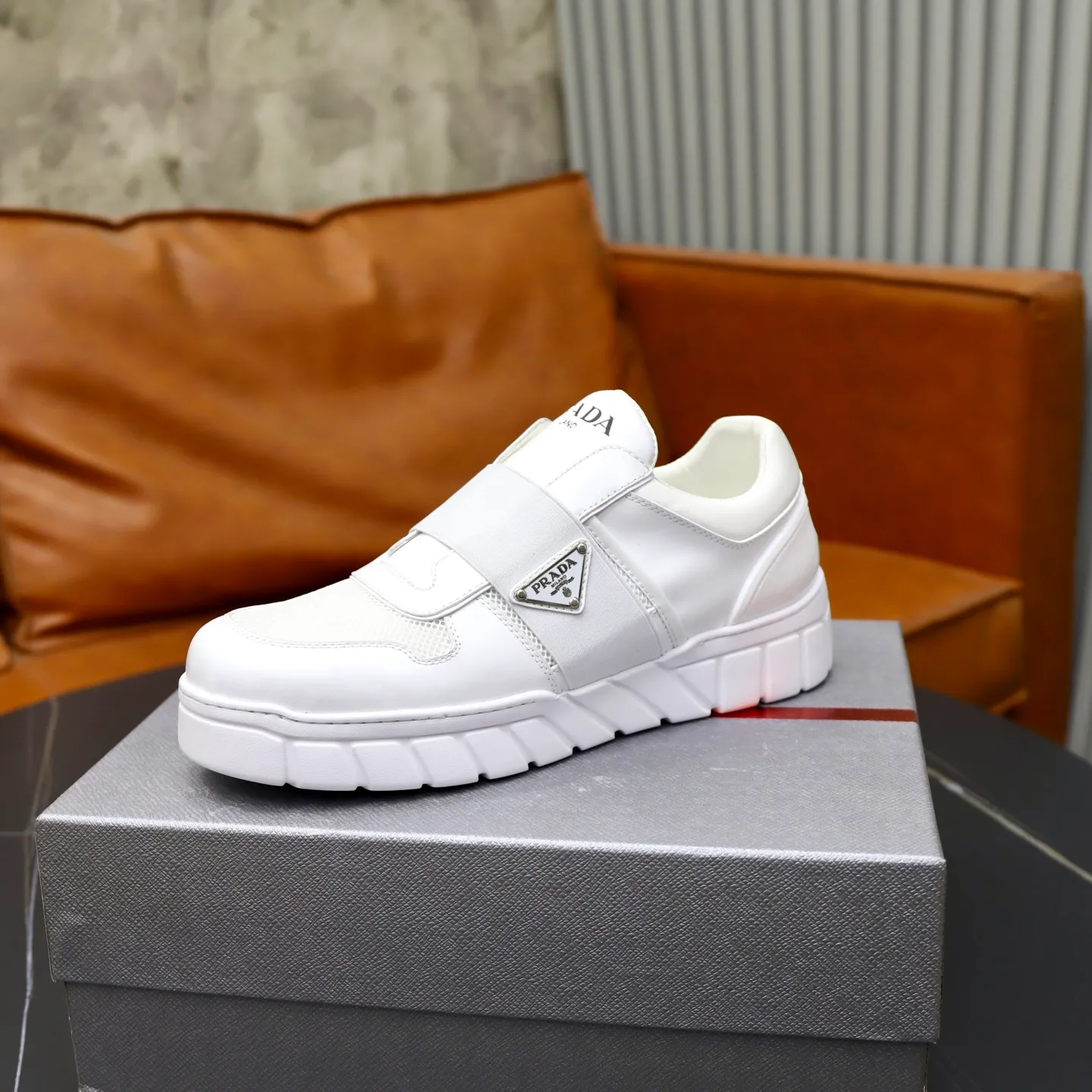 Ex-factory price 560💰[PRADA] Men's shoes are popular in the counter, official website synchronization, 1 high-quality shipment ✔️Original cowhide + cowhide lining, 1🆚1 replica, original sole, 38-45 (45 customized, non-refundable)